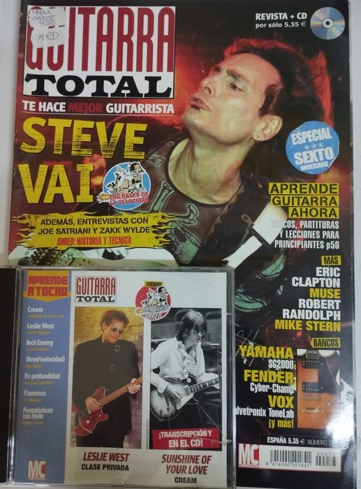 Revista Guitarra total+ CD