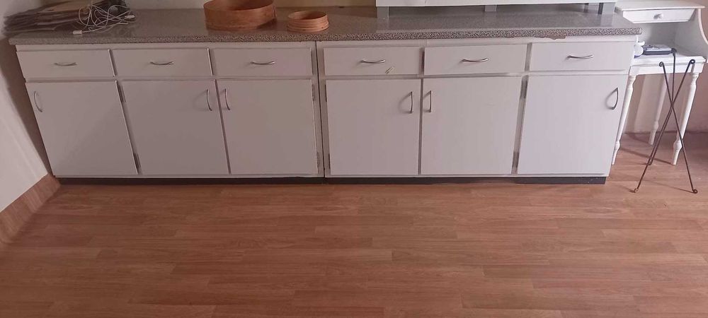 Movel vime e madeira para cozinha