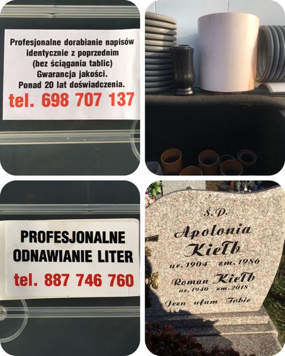 Nagrobek  3800 Dowóz Liternictwo gratis