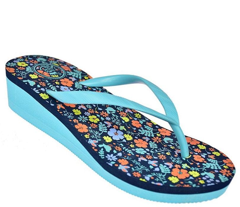 Klapki japonki dziecięce na koturnie B1172 lbl rozm. 28