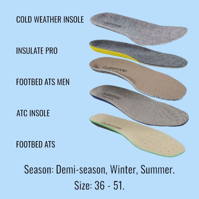 Устілки зимові утеплені "LOWA COLD WEATHER INSOLE"