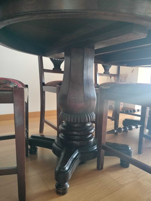 Móveis Sala Luís Filipe em Castanho