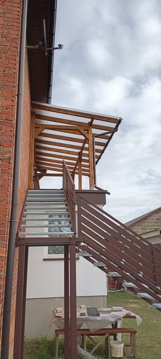 Pergole, zadaszenia tarasów, tarasy