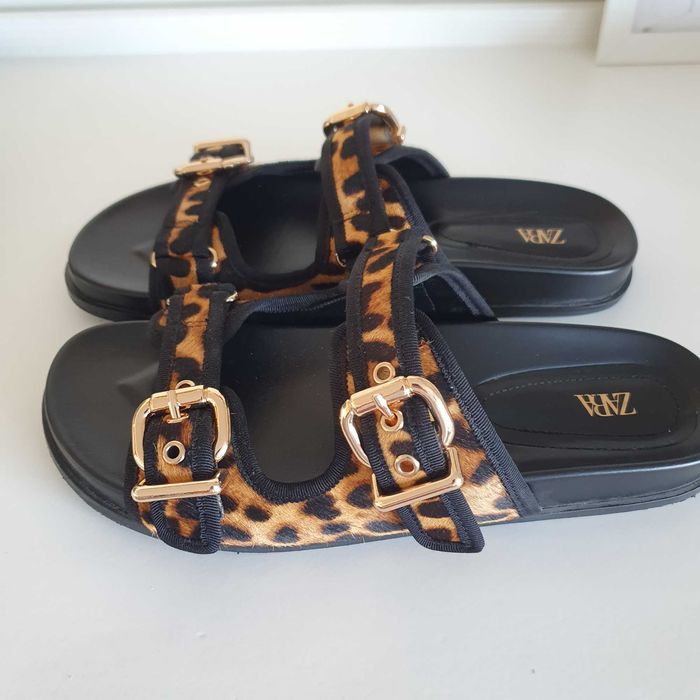Sandálias Estampado Animal