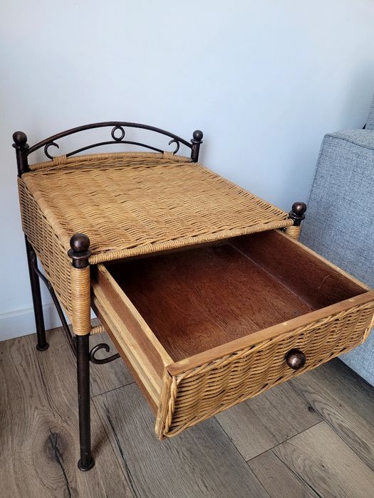Szafka wiklinowa/stolik nocny/stolik boczny