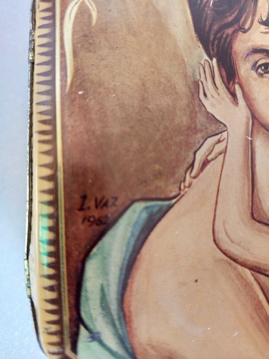 Lata antiga vintage - coleção