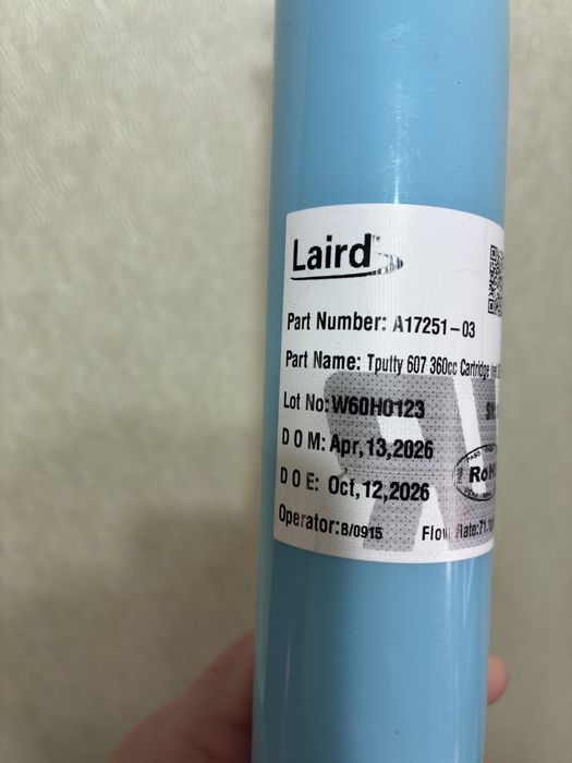 жидкие термопрокладки Laird Tputty 607 Dell Lenovo Asus MSI Xbox PS