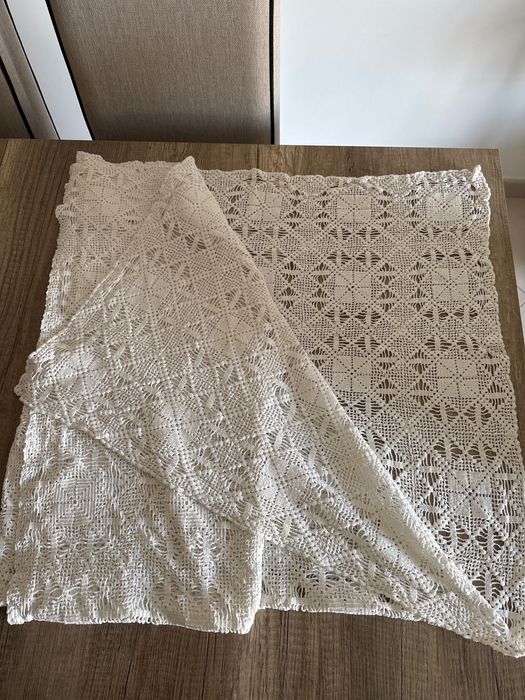 Toalha De Renda Manual