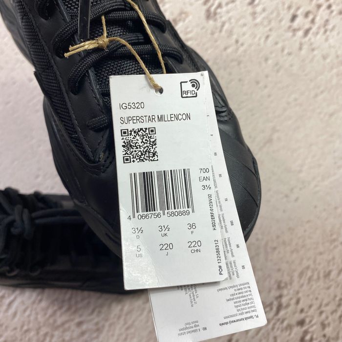 36 38.5 ig5320 нові черевики adidas superstar millencon boot originals