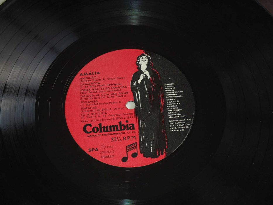 Disco Vinil O Melhor De Amália Tudo Isto É Fado