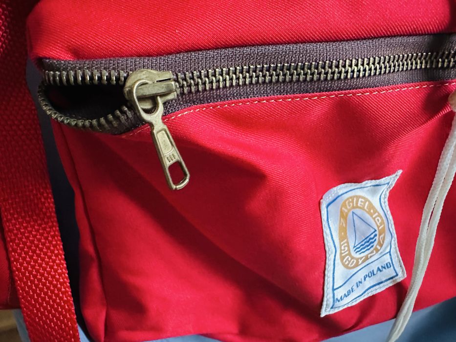 Plecak trekingowy ze stalarzem vintage retro turystyczny jak nowy