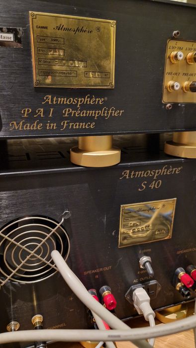 Audio Sculpture Atmosphere PA1 + S40 preamp plus końcówka
