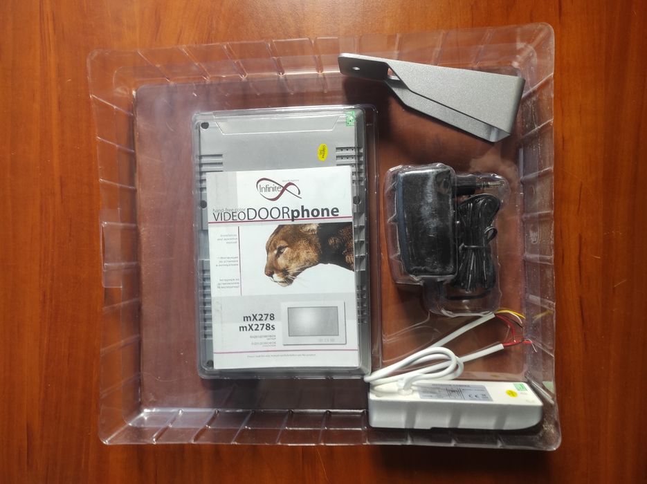 Видеодомофон цветной 7 " Infinitex МХ278 с кнопкой вызова рабочий б/у