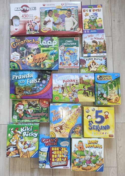 Gry edukacyjne zestaw 16 szt.