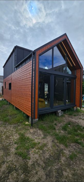 Domek mobilny drewniany szkieletowy stodoła