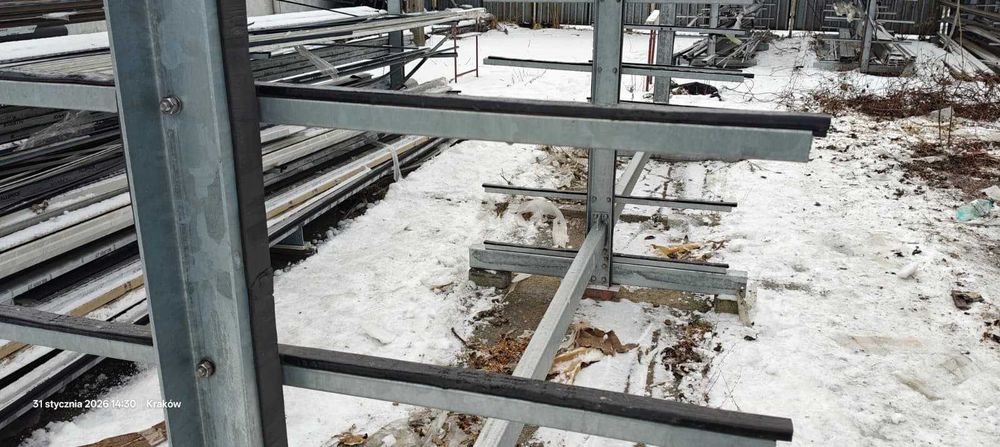 Stojak Regał na profile aluminiowe