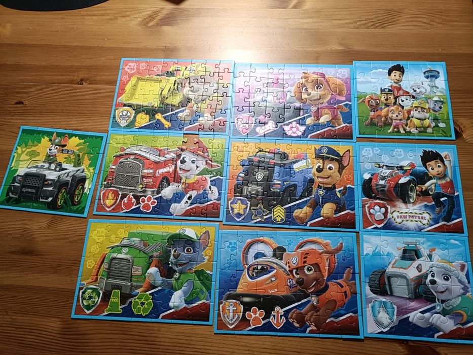 Puzzle psi patrol i masha