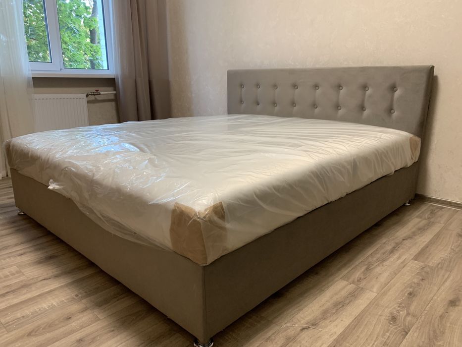 Ліжко Каміла Двуспальне з Нішею ! Ортопедичний Матрац РОЗПРОДАЖ !