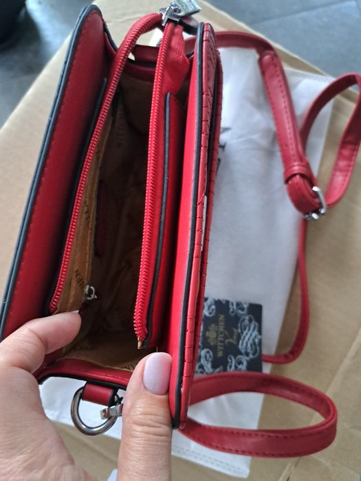 Piękna czerwona torebka Wittchen nowa metki