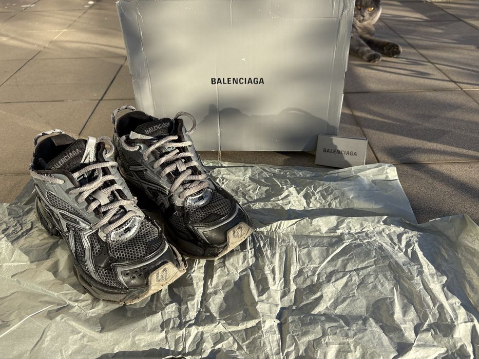 Balenciaga runner grey, lg 42size