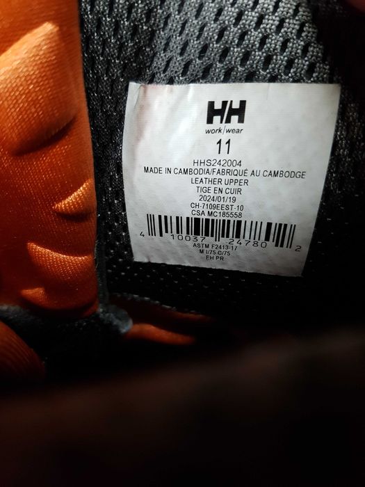 Buty robocze HELLY HANSEN rozm 44 wkł 29,5 cm S3