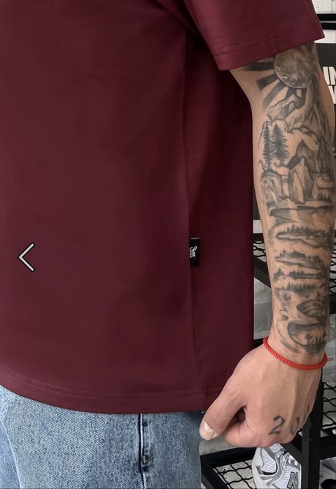 Футболка Staff bordo basic L