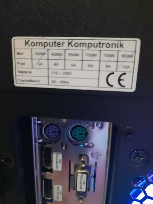 Komputer Komputronik Infinity X500 [AX4] na gwarancji.