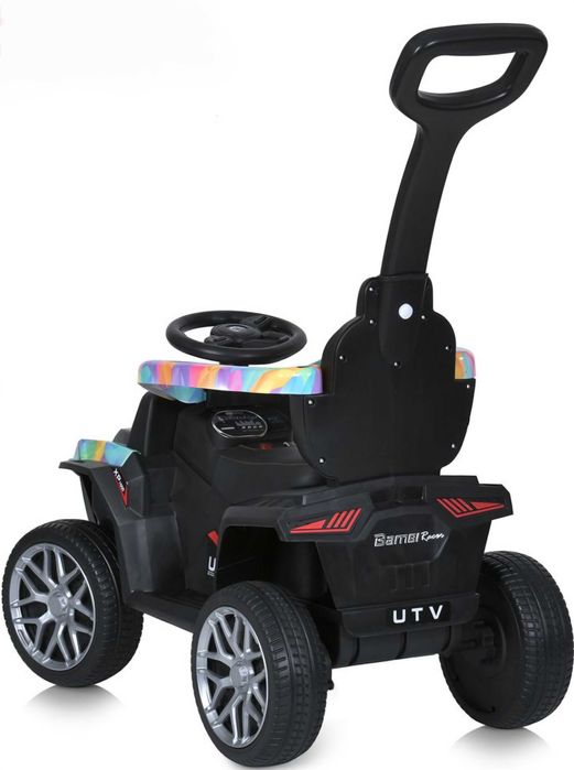 Каталка-толокар з батьківською ручкою (музика, світло, USB, bluetooth)