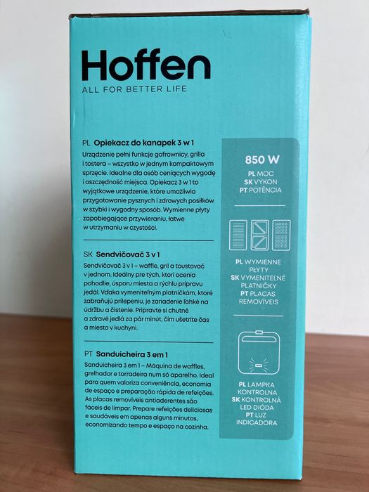 Toster opiekacz do kanapek Hoffen