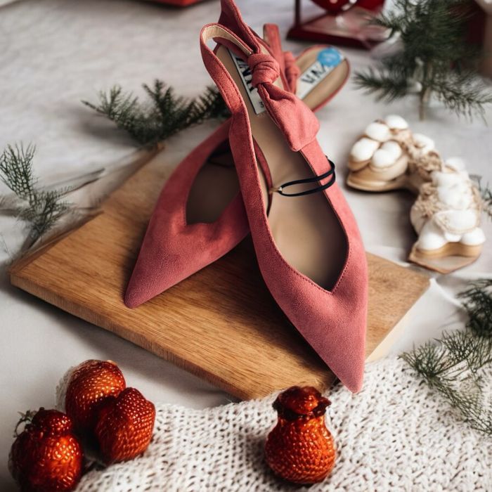 Zara szpilki zamszowe Nowe 39 Buty