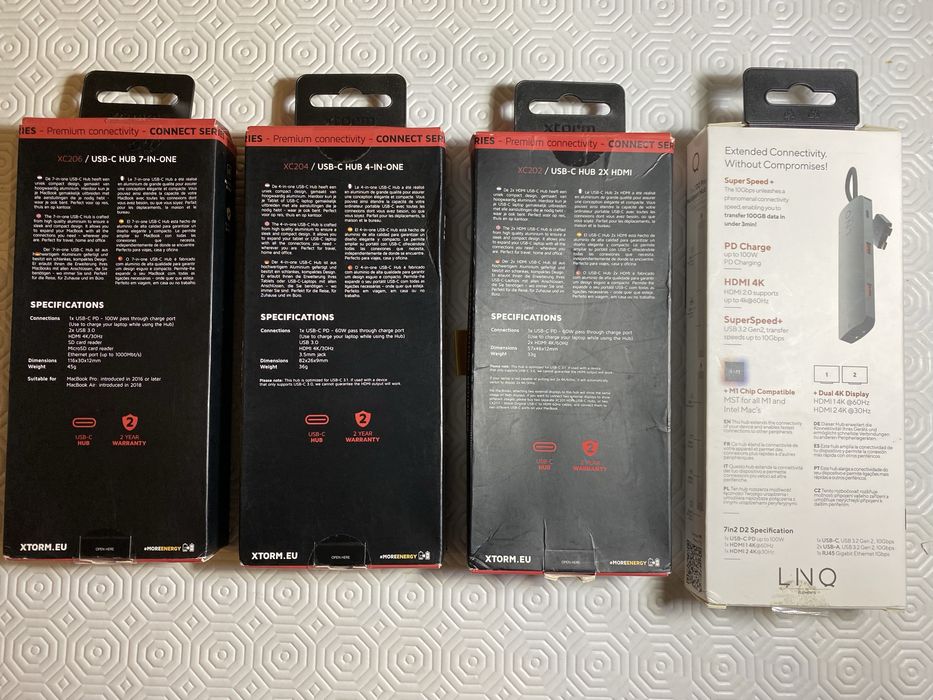 USB-C Hub 7in1/4in1/2xhdmi NEW64552040180483121