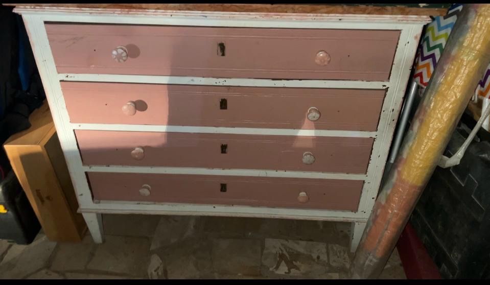 Cómoda  vintage4, tampo em pedra