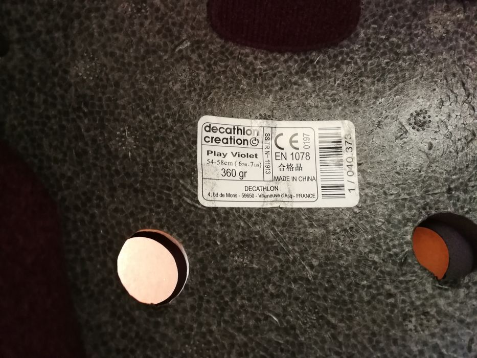 Capacete de menina oxelo