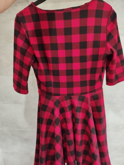 Sukienka w kratę Vubu r.165