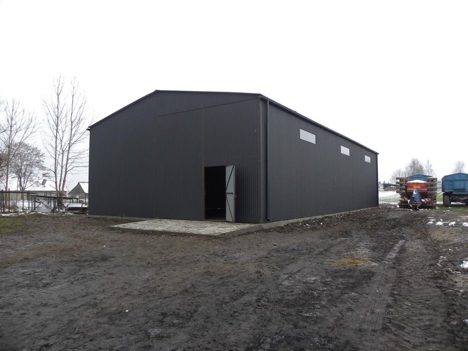 Duża Hala stalowa magazyn ze stali MAGAZYN BLASZANY hale - wiaty - mag