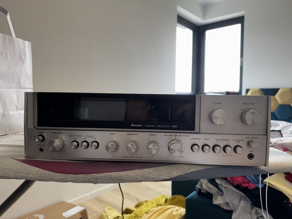Amplituner Sansui 881 stan idealny, najwyzszy model serii