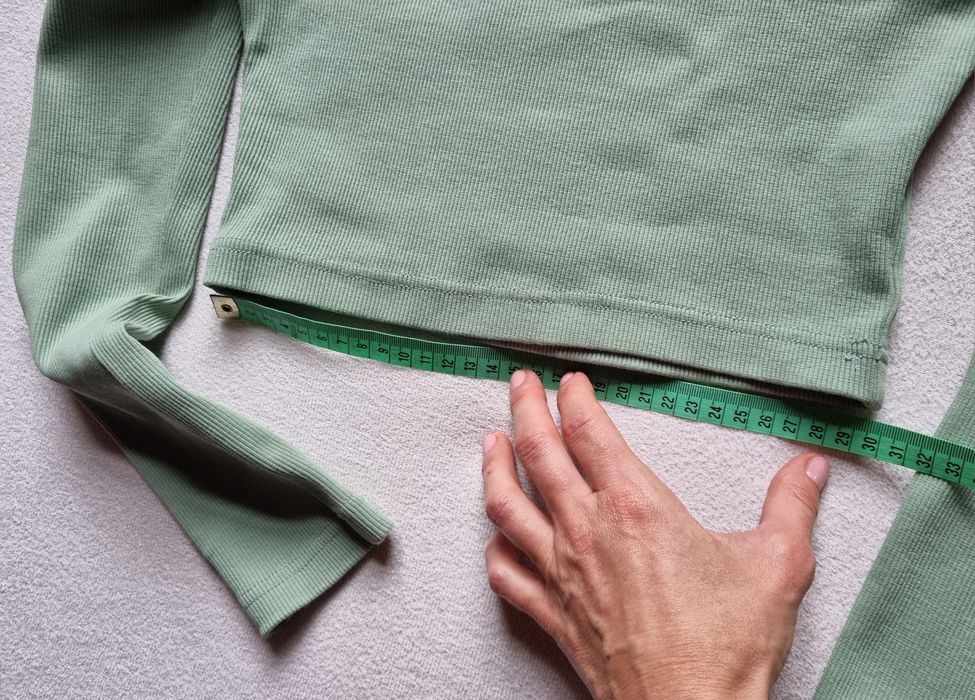 Top Kisha Long Sleeve Smoke Mint Laurella XS