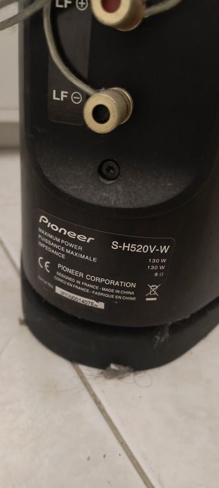 Pioneer VSX-919AH Amplificador AV 7.1 + Colunas Torre S-H520V-W (par)