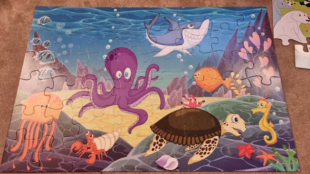 Puzzles gigantes de 35 e 48 peças