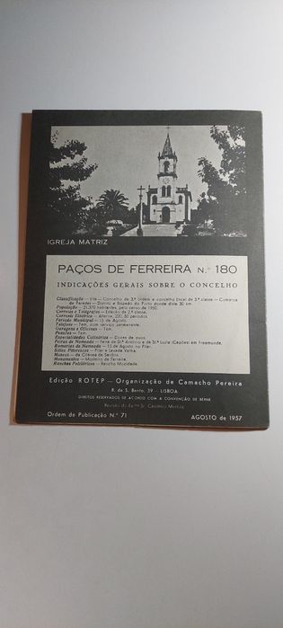 Paços de Ferreira - ROTEP Tourist Guide | Includes Fold-Out Map64741312054658124