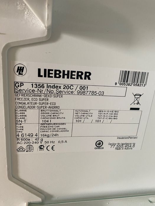 Liebherr Zamrażarka