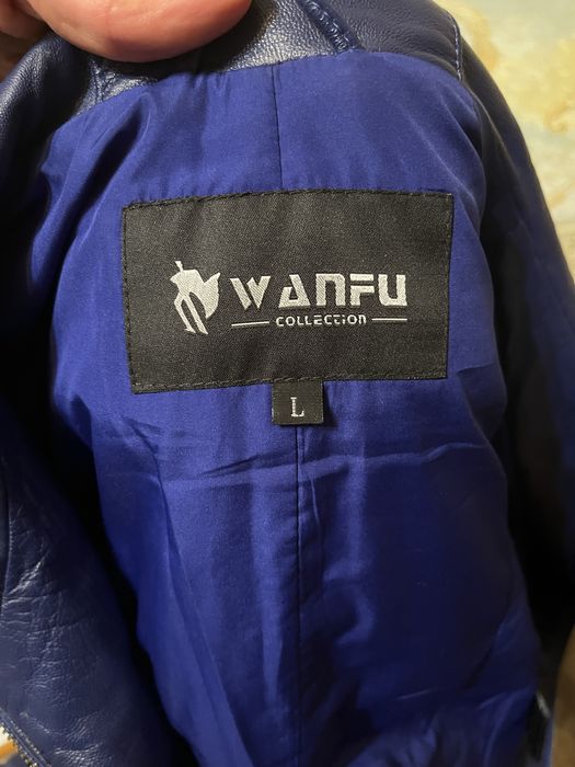 Женская кожаная куртка с замшевыми вставками