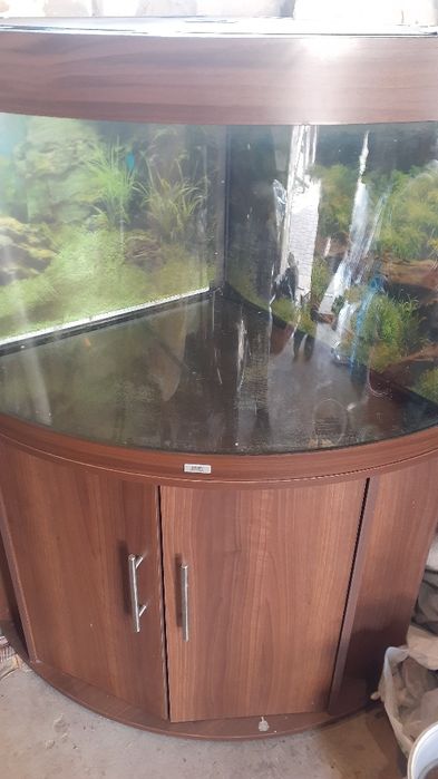 Аквариум 190л ,угловой.