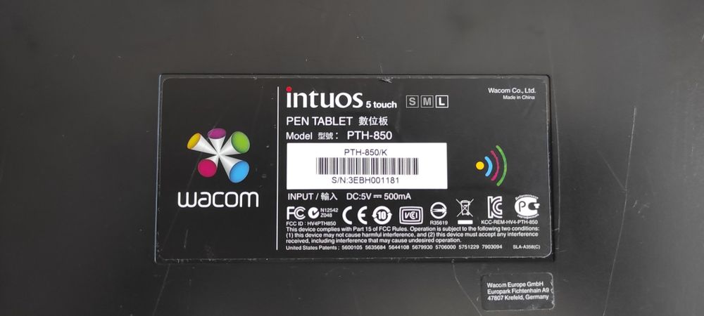 Tablet graficzny WACOM Intuos 5 touch large PTH-850