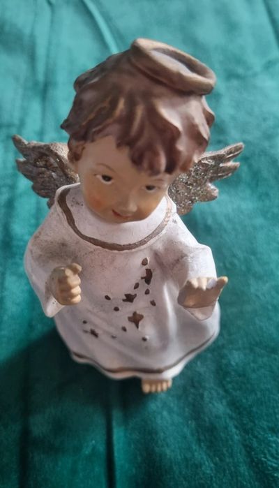 Piękna Figurka Aniołek,wys:12cm