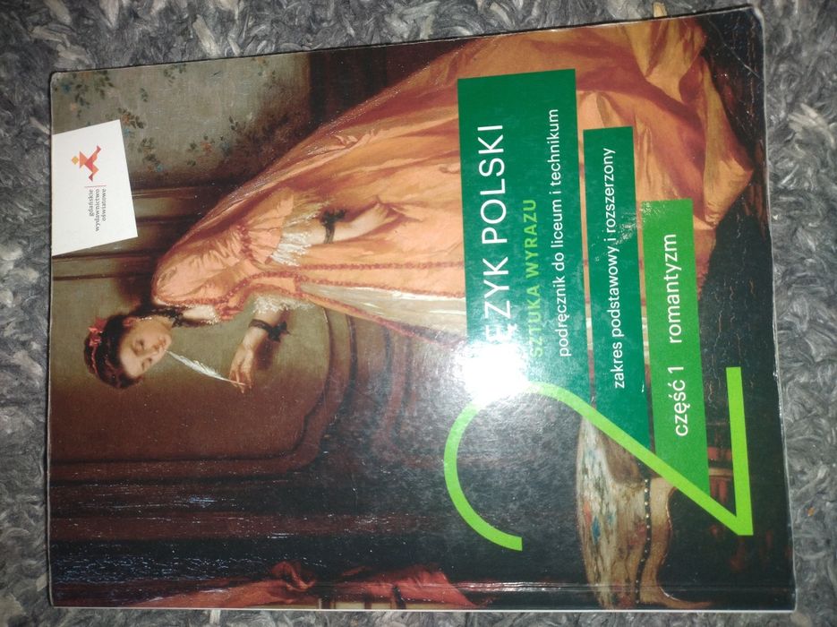 Książka sztuka wyrazu 2 ,,romantyzm"  język polski