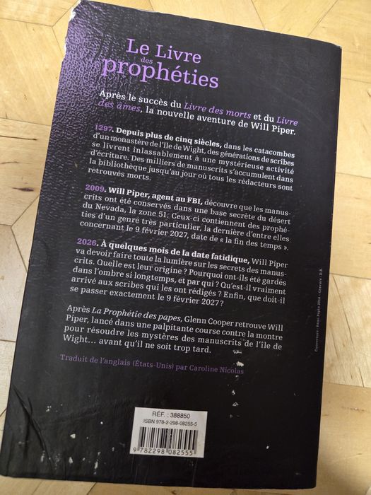 Le livre des propheties