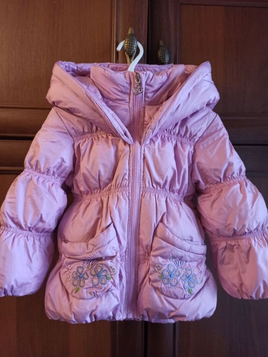 Зимовий комплект  для дівчинки Kiko. Куртка+комбенізон 86см.