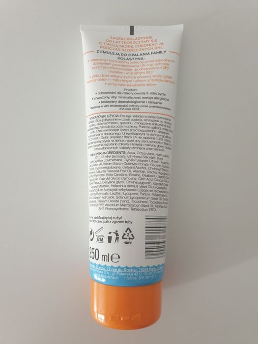 Emulsja do opalania 30 spf,,Kolastyna,,