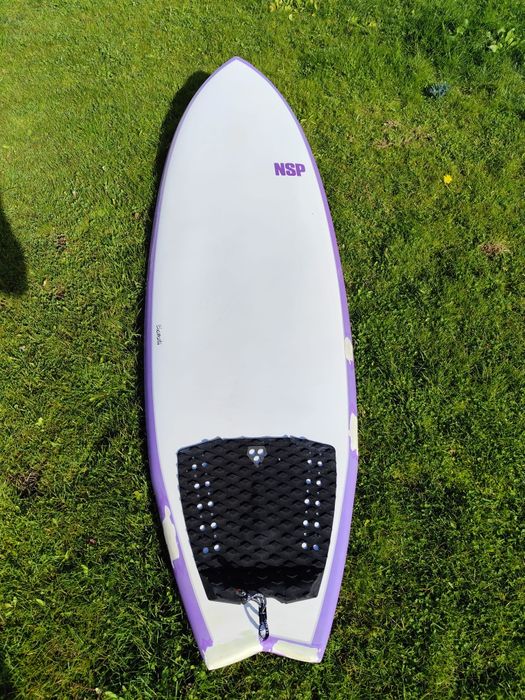 NSP Fish 6'8 Mid-lenght + fins and leash (surfboard)